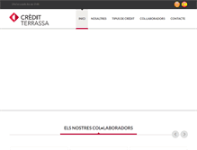 Tablet Screenshot of creditterrassa.com